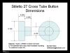 Crosstube Button Measurements